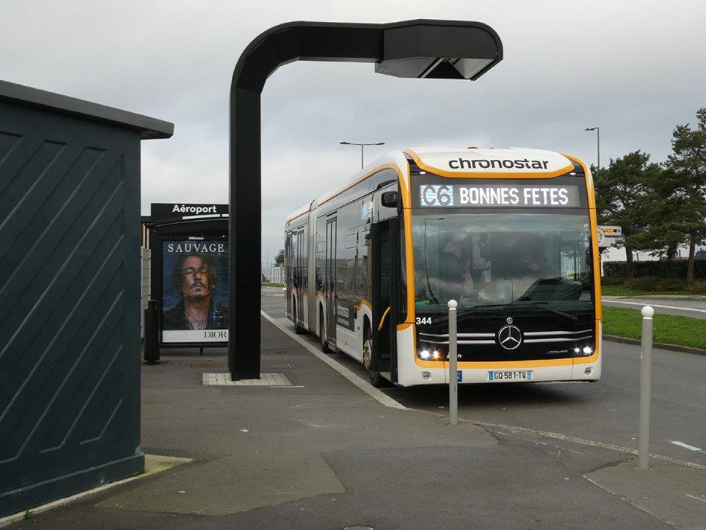 M.E.S des points de charge de bus &eacute;lectrique &agrave; Rennes